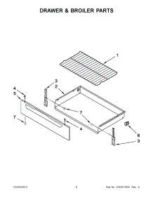 04 - Drawer & Broiler Parts parts for Amana Range YACR4330BCW0 / from AppliancePartsPros.com