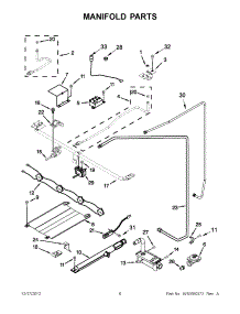 03 - Manifold Parts parts for Amana Range AGR3311WDW2 / from AppliancePartsPros.com