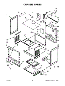 04 - Chassis Parts parts for Amana Range AGR3311WDW2 / from AppliancePartsPros.com