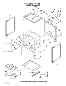 03 - Chassis Parts parts for Amana Range 4KAER5500AW0 / from AppliancePartsPros.com