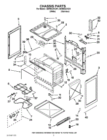 03 - Chassis Parts parts for Amana Range AER5522VCW1 / from AppliancePartsPros.com