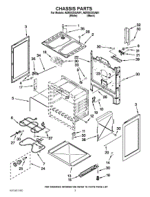 03 - Chassis Parts parts for Amana Range AER5523XAB1 / from AppliancePartsPros.com