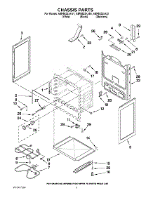 03 - Chassis Parts parts for Amana Range AER5823XAB1 / from AppliancePartsPros.com