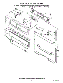 02 - Control Panel Parts parts for Amana Range AGR5844VDS4 / from AppliancePartsPros.com