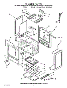04 - Chassis Parts parts for Amana Range AGR5844VDW4 / from AppliancePartsPros.com