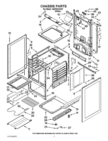 03 - Chassis Parts parts for Amana Range AEP222VAW1 / from AppliancePartsPros.com