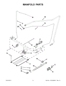 03 - Manifold Parts parts for Amana Range AGP200VDW1 / from AppliancePartsPros.com
