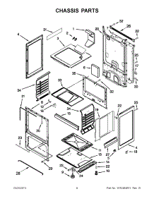 04 - Chassis Parts parts for Amana Range AGP200VDW1 / from AppliancePartsPros.com