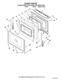 06 - Door Parts parts for Amana Range AGR6011VDB3 from AppliancePartsPros.com