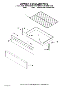 06 - Drawer & Broiler Parts parts for Amana Range AGR5844VDD3 / from AppliancePartsPros.com