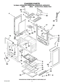 04 - Chassis Parts parts for Amana Range AGR5844VDB3 / from AppliancePartsPros.com