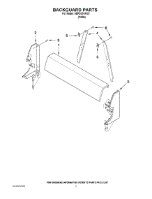 04 - Backguard Parts parts for Amana Range AEP200VAW0 / from AppliancePartsPros.com