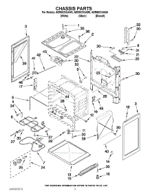 03 - Chassis Parts parts for Amana Range AER5523XAQ0 / from AppliancePartsPros.com