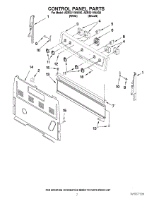 02 - Control Panel Parts parts for Amana Range AER3311WAQ0 / from AppliancePartsPros.com