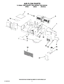 04 - Air Flow Parts parts for Amana Microwave YAMV1160VAW4 / from AppliancePartsPros.com