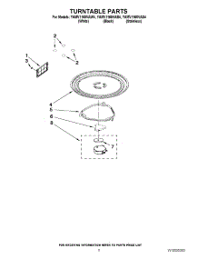 05 - Turntable Parts parts for Amana Microwave YAMV1160VAW4 / from AppliancePartsPros.com