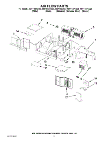 04 - Air Flow Parts parts for Amana Microwave AMV1150VAS3 / from AppliancePartsPros.com