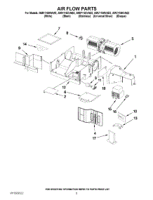 04 - Air Flow Parts parts for Amana Microwave AMV1150VAD2 / from AppliancePartsPros.com