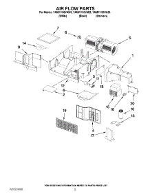 04 - Air Flow Parts parts for Amana Microwave YAMV1160VAB3 / from AppliancePartsPros.com