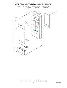 02 - Microwave Control Panel Parts parts for Amana Microwave AMC5143AAB06 / from AppliancePartsPros.com