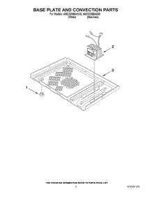 06 - Base Plate And Convection Parts parts for Amana Microwave AMC2206BAW00 / from AppliancePartsPros.com