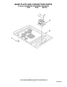 06 - Base Plate And Convection Parts parts for Amana Microwave AMC2206BAS06 / from AppliancePartsPros.com