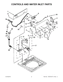 02 - Controls And Water Inlet Parts parts for Admiral Washer 4GATW4900YW1 from AppliancePartsPros.com