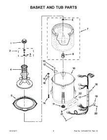 03 - Basket And Tub Parts parts for Admiral Washer ATW4675YQ0 / from AppliancePartsPros.com