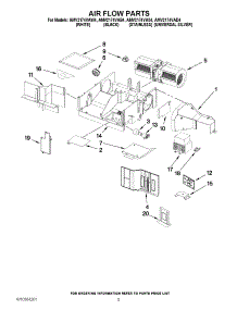 04 - Air Flow Parts parts for Amana Microwave AMV2174VAB4 / from AppliancePartsPros.com