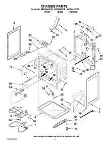 03 - Chassis Parts parts for Amana Range AER5844VCS1 / from AppliancePartsPros.com