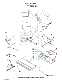 05 - Unit Parts parts for Amana Refrigerator AFD2535FES11 / from AppliancePartsPros.com