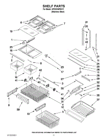 06 - Shelf Parts parts for Amana Refrigerator AFD2535FES11 / from AppliancePartsPros.com