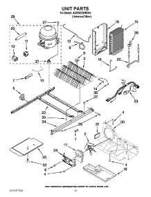 09 - Unit Parts parts for Amana Refrigerator ASD2522WRD04 / from AppliancePartsPros.com