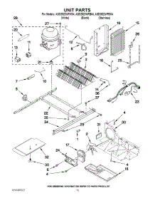 09 - Unit Parts parts for Amana Refrigerator ASD2522WRB04 / from AppliancePartsPros.com