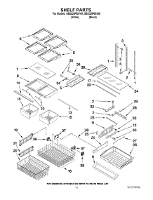 07 - Shelf Parts parts for Amana Refrigerator GB2026PEKB5 / from AppliancePartsPros.com