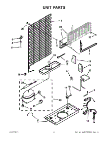 04 - Unit Parts parts for Amana Refrigerator A4TXCGFBW00 / from AppliancePartsPros.com