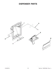 08 - Dispenser Parts parts for Amana Refrigerator ASD2575BRB00 / from AppliancePartsPros.com