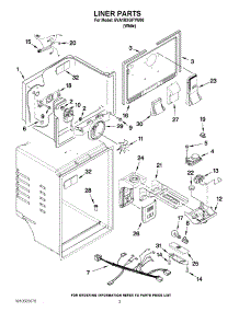 02 - Liner Parts parts for Amana Refrigerator 5VA1RXGFYW00 / from AppliancePartsPros.com