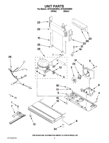 05 - Unit Parts parts for Amana Refrigerator AFD2535DEB9 / from AppliancePartsPros.com