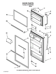02 - Door Parts parts for Amana Refrigerator A8TXNGFXW01 / from AppliancePartsPros.com