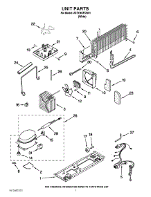 04 - Unit Parts parts for Amana Refrigerator A8TXNGFXW01 / from AppliancePartsPros.com