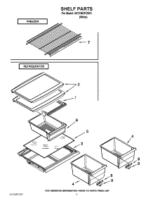05 - Shelf Parts parts for Amana Refrigerator A8TXNGFXW01 / from AppliancePartsPros.com
