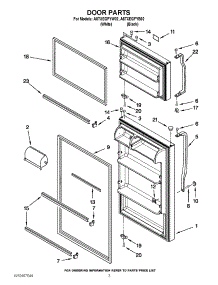 02 - Door Parts parts for Amana Refrigerator A8TXEGFYB02 / from AppliancePartsPros.com