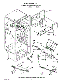 03 - Liner Parts parts for Amana Refrigerator A8TXEGFYB02 / from AppliancePartsPros.com