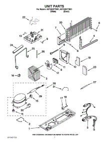 04 - Unit Parts parts for Amana Refrigerator A8TXEGFYB01 / from AppliancePartsPros.com