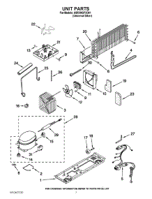04 - Unit Parts parts for Amana Refrigerator A8RXNGFXD01 / from AppliancePartsPros.com