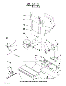 06 - Unit Parts parts for Amana Refrigerator AFB2234WES6 / from AppliancePartsPros.com