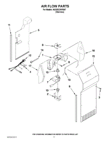 10 - Air Flow Parts parts for Amana Refrigerator ASD2522WRS07 / from AppliancePartsPros.com