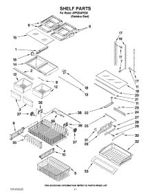 07 - Shelf Parts parts for Amana Refrigerator AFF2534FES8 / from AppliancePartsPros.com