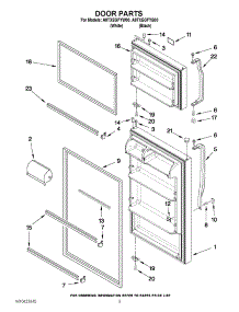 02 - Door Parts parts for Amana Refrigerator A8TXEGFYB00 / from AppliancePartsPros.com